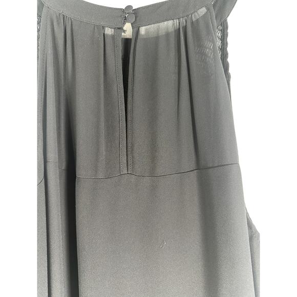 Torrid Black Blouse with Flowy Design - Picture 5 of 9